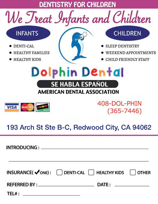 Dolphin Dental Referral Slip